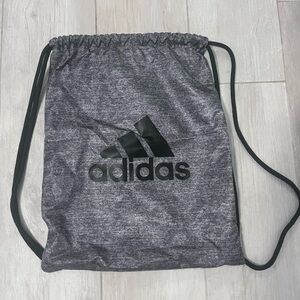 Adidas Gray and Black Sporty Backpack